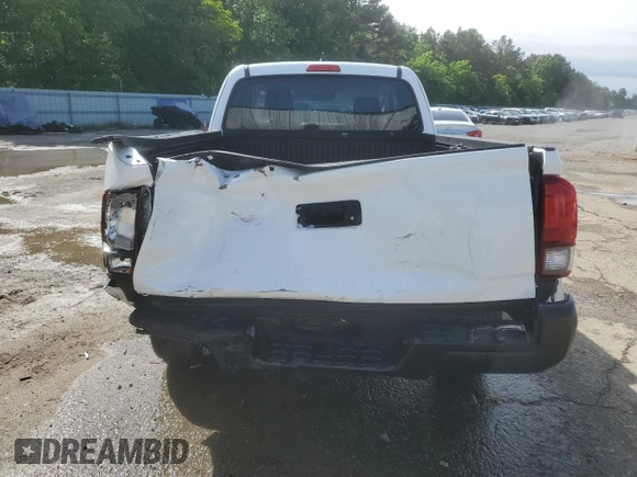 2020 Toyota Tacoma SR with VIN 5TFRX5GN3LX176814, listed as a Copart auction lot 52906965 with 51,072 mi miles and Salvage Title. Bid and sale history available at DreamBid. Image 6.