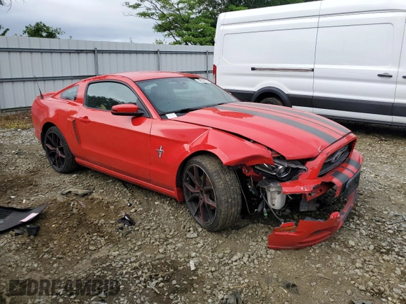 2014 Ford Mustang V6 with VIN 1ZVBP8AM7E5220876, listed as a Copart auction lot 58139835 with 98,170 mi miles and Salvage title. Bid and sale history available at DreamBid. Image 4.