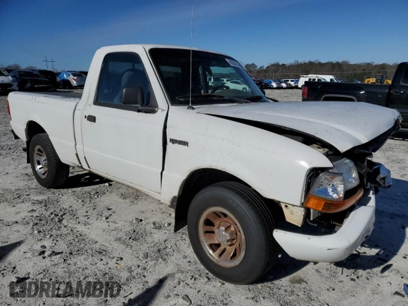 1999 Ford Ranger XL with VIN 1FTYR10V6XPA65995, listed as a Copart auction lot 89355755 with 312,195 mi miles and Salvage Title. Bid and sale history available at carsss.com. Image 4.
