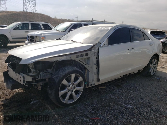2014 Cadillac ATS Standard AWD with VIN 1G6AG5RX6E0168829, listed as a Copart auction lot 48019265 with 142,807 mi miles and Salvage title. Bid and sale history available at DreamBid. Image 1.