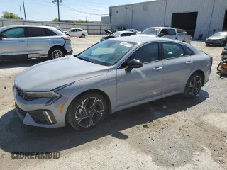 2025 Kia K5 GT-Line with VIN KNAG64J7XS5305119, listed as a Copart auction lot 49444675 with 5,526 mi miles and Salvage Title. Bid and sale history available at carsss.com. Image 1.