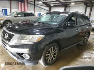 2015 Nissan Pathfinder S z VIN 5N1AR2MM5FC635656, wystawiony jako Copart lot #54740355 z przebiegiem 125 835 mil mil oraz Szkoda całkowita • Salvage title. Historia ofert i sprzedaży dostępna na DreamBid. Obrazek 1.