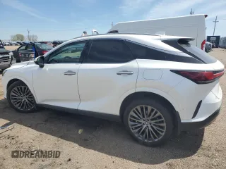 2024 Lexus RX 350h z VIN 2T2BBMCA9RC044401, wystawiony jako Copart lot #55768825 z przebiegiem 15 973 mil mil oraz Szkoda całkowita • Salvage title. Historia ofert i sprzedaży dostępna na DreamBid. Obrazek 2.