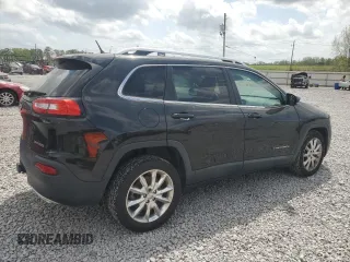 2015 Jeep Cherokee Limited with VIN 1C4PJLDS6FW553847, listed as a Copart auction lot 51585695 with 87,929 mi miles and Clean Title. Bid and sale history available at DreamBid. Image 3.