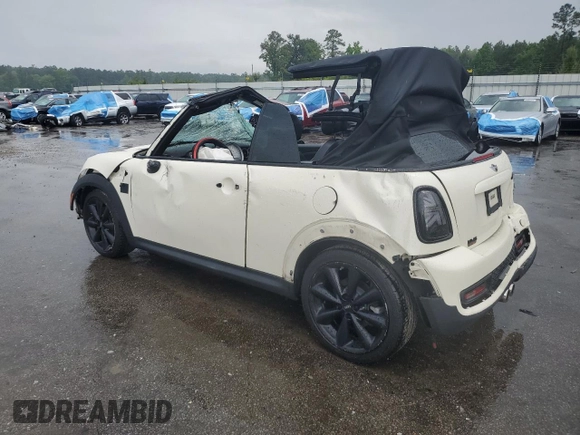 2014 MINI Convertible S с VIN WMWZP3C5XET706231, выставлен на аукционе Copart как лот 55610615 с пробегом 70 416 миль миль и Списание • Salvage title. История ставок и продаж доступна на DreamBid. Изображение 2.