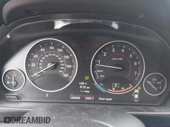 2013 BMW 3 Series 328i with VIN WBA3C1G59DNR47877, listed as a IAAI auction lot 41640493 with 106,689 mi miles and . Bid and sale history available at DreamBid. Image 7.