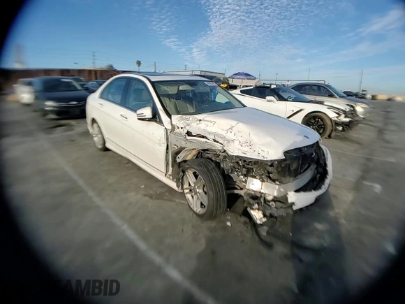2013 Mercedes-Benz C 350 Sport with VIN WDDGF5HB6DR267263, listed as a Copart auction lot 46089445 with 89,391 mi miles and Salvage Title. Bid and sale history available at DreamBid. Image 10.