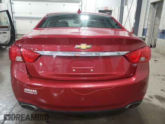 2015 Chevrolet Impala LTZ with VIN 1G1155SL4FU101157, listed as a Copart auction lot 45894775 with 132,570 mi miles and Salvage Title. Bid and sale history available at DreamBid. Image 6.