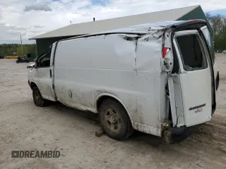 2008 Chevrolet Express Cargo z VIN 1GCFG15X581215851, wystawiony jako Copart lot #55747555 z przebiegiem Nie podano mil oraz Szkoda całkowita • Salvage title. Historia ofert i sprzedaży dostępna na DreamBid. Obrazek 2.