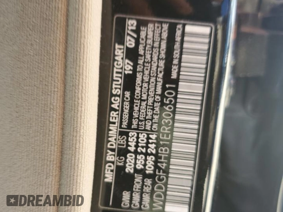 2014 Mercedes-Benz C 250 Sport с VIN WDDGF4HB1ER306501, выставлен на аукционе Copart как лот 73773934 с пробегом Не указан миль и Списание • Salvage title. История ставок и продаж доступна на DreamBid. Изображение 13.
