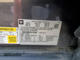 2014 GMC Acadia SLT with VIN 1GKKVSKD1EJ122359, listed as a Copart auction lot 88315665 with 153,072 mi miles and Salvage Title. Bid and sale history available at carsss.com. Image 15.