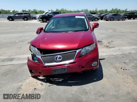 2010 Lexus RX 450h with VIN JTJZB1BA5A2400054, listed as a Copart auction lot 63348865 with 177,153 mi miles and Salvage title. Bid and sale history available at DreamBid. Image 15.