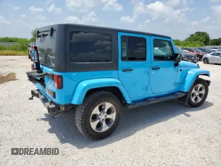 2017 Jeep Wrangler Unlimited Sahara with VIN 1C4BJWEGXHL726148, listed as a Copart auction lot 60144605 with 106,702 mi miles and Salvage title. Bid and sale history available at DreamBid. Image 3.