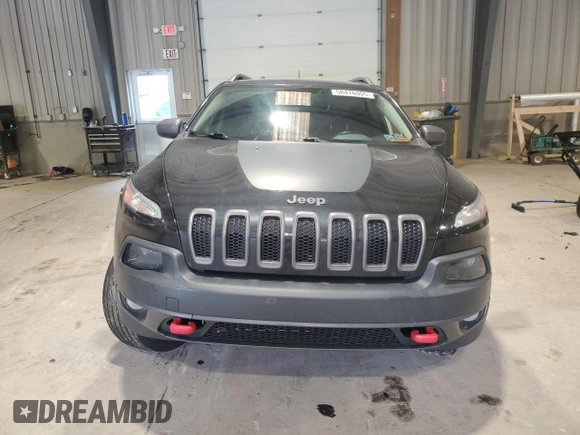 2016 Jeep Cherokee Trailhawk with VIN 1C4PJMBS4GW267375, listed as a Copart auction lot 58476005 with 116,151 mi miles and Salvage title. Bid and sale history available at DreamBid. Image 5.