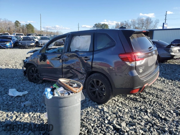 2024 Subaru Forester Sport with VIN JF2SKAGC1RH455920, listed as a Copart auction lot 87082804 with 0 mi miles and Salvage Title. Bid and sale history available at carsss.com. Image 2.