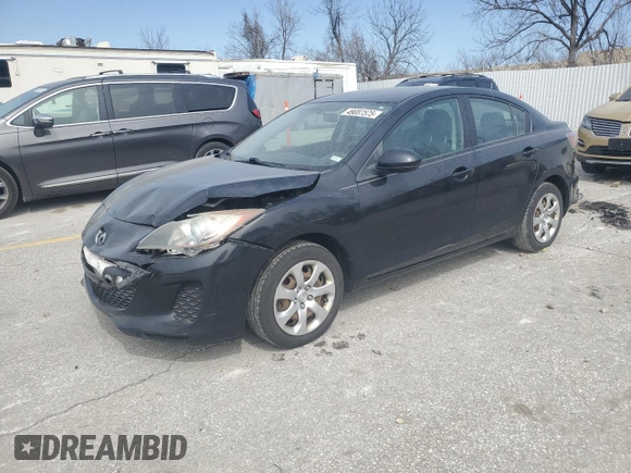 2013 Mazda Mazda3 i Sport with VIN JM1BL1U74D1702075, listed as a Copart auction lot 49087575 with 66,084 mi miles and Salvage Title. Bid and sale history available at carsss.com. Image 1.