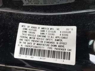 2016 Honda Accord Sport с VIN 1HGCR2F53GA035171, выставлен на аукционе IAAI как лот 42442183 с пробегом 123 459 миль миль и . История ставок и продаж доступна на DreamBid. Изображение 9.