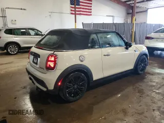 2022 MINI Convertible Cooper S с VIN WMW43DL05N3N80036, выставлен на аукционе Copart как лот 58794295 с пробегом 29 439 миль миль и Списание • Salvage title. История ставок и продаж доступна на DreamBid. Изображение 3.