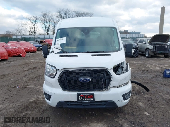 2021 Ford Transit Passenger XL with VIN 1FBAX2C82MKA32735, listed as a IAAI auction lot 41312892 with 62,053 mi miles and . Bid and sale history available at DreamBid. Image 13.