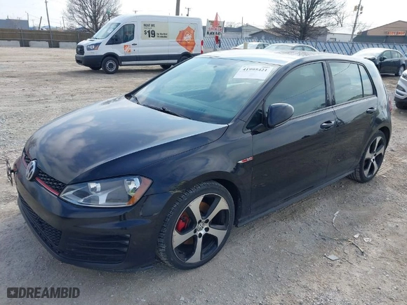 2016 Volkswagen Golf GTI S with VIN 3VW5T7AU4GM055174, listed as a IAAI auction lot 41995421 with 142,034 mi miles. Bid and sale history available at carsss.com. Image 2.