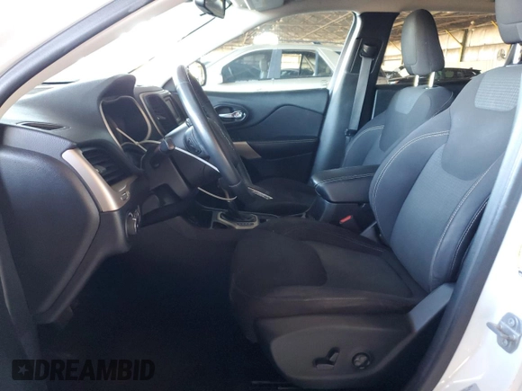 2017 Jeep Cherokee Latitude with VIN 1C4PJLCB7HW619410, listed as a Copart auction lot 49455815 with 142,214 mi miles and Salvage Title. Bid and sale history available at carsss.com. Image 7.