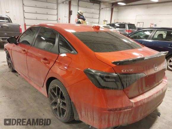 2022 Honda Civic Si with VIN 2HGFE1E51NH471035, listed as a IAAI auction lot 41530936 with 47,516 mi miles and . Bid and sale history available at DreamBid. Image 3.