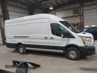 2020 Ford Transit Cargo with VIN 1FTBR3X85LKA65544, listed as a IAAI auction lot 42006800 with 55,497 mi miles and . Bid and sale history available at DreamBid. Image 14.