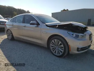 2014 BMW 5 Series GT 535i with VIN WBA5M2C55ED085766, listed as a Copart auction lot 76716934 with 151,144 mi miles and Salvage Title. Bid and sale history available at carsss.com. Image 1.