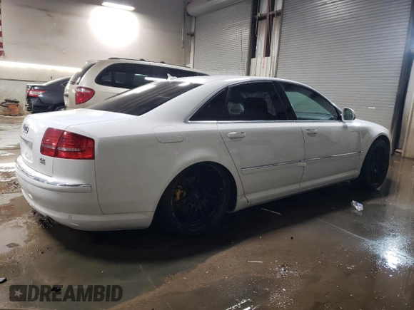 2008 Audi A8 z VIN WAULV94E18N001999, wystawiony jako Copart lot #43851955 z przebiegiem 114 763 mil mil oraz Szkoda całkowita • Salvage title. Historia ofert i sprzedaży dostępna na DreamBid. Obrazek 3.