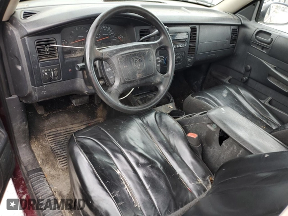 2003 Dodge Dakota with VIN 1D7FL16XX3S354070, listed as a Copart auction lot 42445675 with 206,311 mi miles and Clean Title. Bid and sale history available at carsss.com. Image 8.