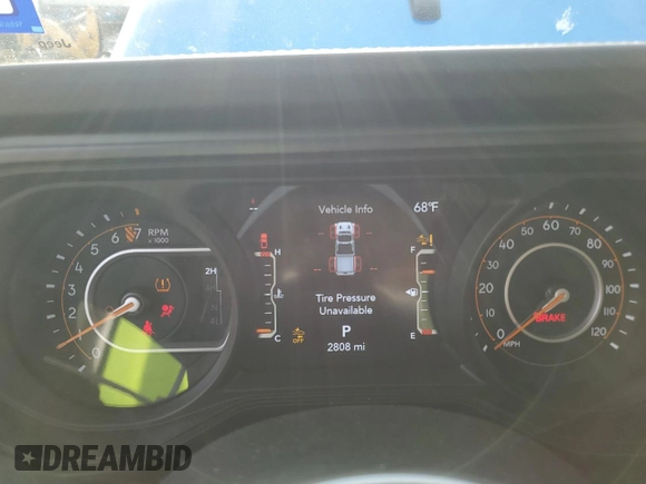 2024 Jeep Gladiator Sport z VIN 1C6HJTAG7RL123052, wystawiony jako Copart lot #79260194 z przebiegiem 2 808 mil mil oraz Szkoda całkowita • Salvage title. Historia ofert i sprzedaży dostępna na DreamBid. Obrazek 9.