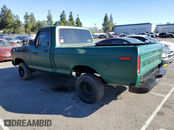 1978 Ford Ranger with VIN F14HRCC3772, listed as a Copart auction lot 89000265 with 93,648 mi miles and Salvage Title. Bid and sale history available at DreamBid. Image 2.