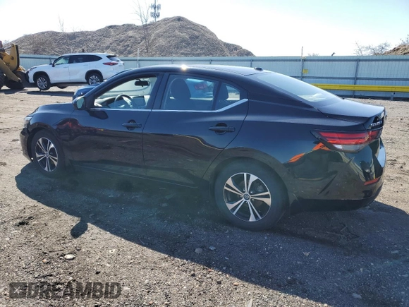 2021 Nissan Sentra SV with VIN 3N1AB8CV5MY225873, listed as a Copart auction lot 52103995 with 25,362 mi miles and Salvage Title. Bid and sale history available at DreamBid. Image 2.