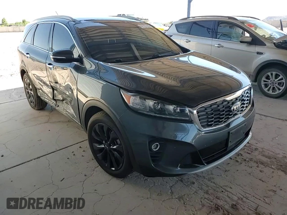 2020 Kia Sorento EX with VIN 5XYPH4A5XLG670632, listed as a Copart auction lot 57707785 with 70,195 mi miles and Salvage title. Bid and sale history available at DreamBid. Image 14.
