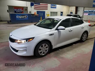 2018 Kia Optima LX with VIN KNAGT4L35J5216351, listed as a Copart auction lot 50174385 with 50,774 mi miles and Salvage Title. Bid and sale history available at DreamBid. Image 1.