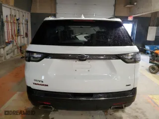 2021 Chevrolet Traverse Premier with VIN 1GNEVKKW4MJ230961, listed as a Copart auction lot 47524575 with 0 mi miles and Salvage Title. Bid and sale history available at carsss.com. Image 6.
