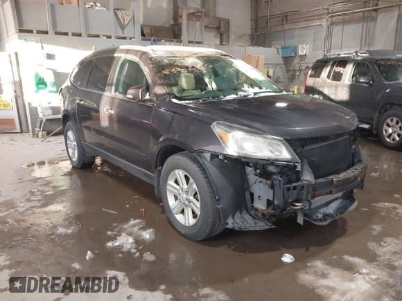 2013 Chevrolet Traverse LT with VIN 1GNKVGKD1DJ159409, listed as a IAAI auction lot 41591916 with 222,079 mi miles and . Bid and sale history available at DreamBid. Image 1.