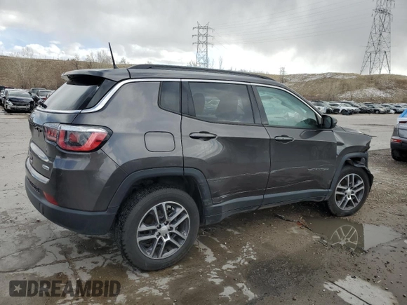 2017 Jeep Compass Latitude with VIN 3C4NJDBB4HT646245, listed as a Copart auction lot 49741915 with 106,710 mi miles and Salvage Title. Bid and sale history available at carsss.com. Image 3.