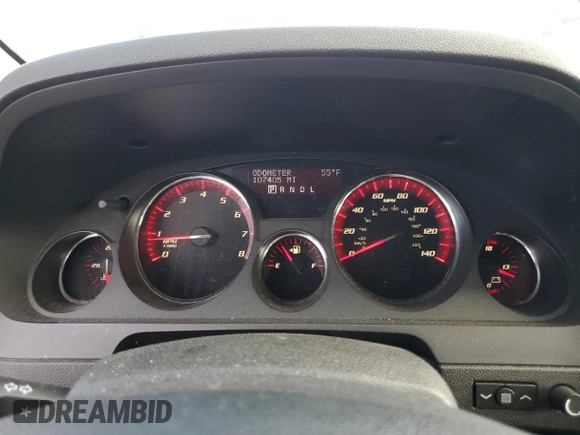 2009 GMC Acadia SLT2 with VIN 1GKEV33D09J116771, listed as a Copart auction lot 53981975 with 107,405 mi miles and Salvage title. Bid and sale history available at DreamBid. Image 9.