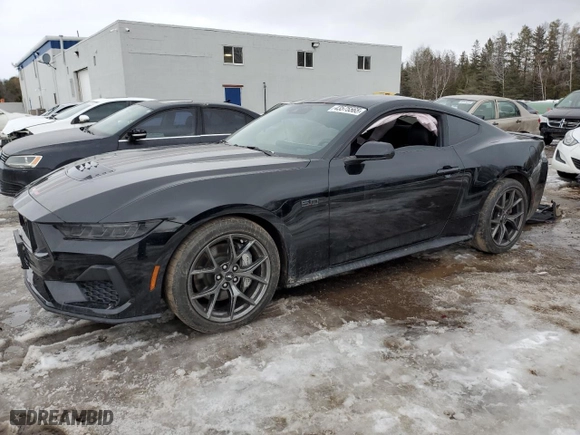 2024 Ford Mustang GT with VIN 1FA6P8CF1R5405908, listed as a Copart auction lot 43575565 with 19,462 mi miles and Clean Title. Bid and sale history available at carsss.com. Image 1.