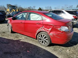 2017 Hyundai Accent Value Edition with VIN KMHCT4AE9HU326630, listed as a Copart auction lot 46260455 with 109,689 mi miles and Salvage Title. Bid and sale history available at carsss.com. Image 2.
