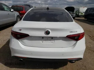 2020 Alfa Romeo Giulia Ti with VIN ZARFANBN2L7636661, listed as a Copart auction lot 69592394 with 53,731 mi miles and Salvage Title. Bid and sale history available at carsss.com. Image 6.