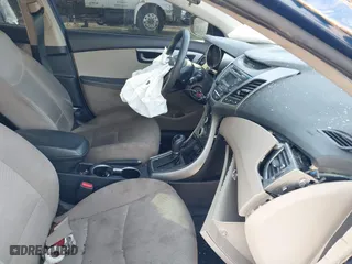 2016 Hyundai Elantra GL with VIN 5NPDH4AE0GH717281, listed as a IAAI auction lot 41773959 with 129,250 mi miles. Bid and sale history available at carsss.com. Image 5.