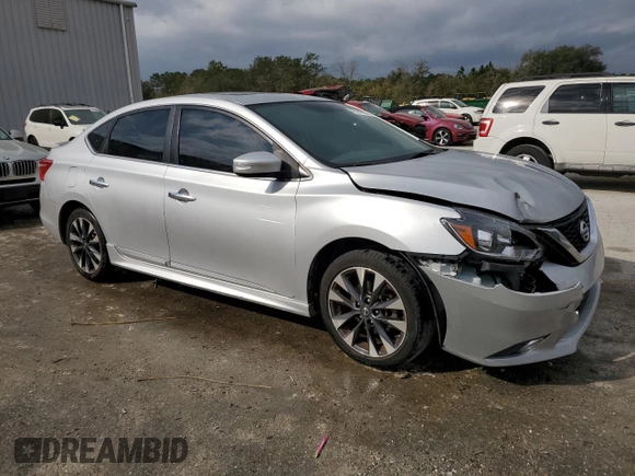 2016 Nissan Sentra SR with VIN 3N1AB7AP5GY272159, listed as a Copart auction lot 47594555 with 108,084 mi miles and Salvage Title. Bid and sale history available at DreamBid. Image 4.