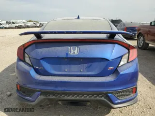 2019 Honda Civic Si Coupe with VIN 2HGFC3A51KH751086, listed as a Copart auction lot 82569514 with 47,865 mi miles and Salvage Title. Bid and sale history available at carsss.com. Image 6.