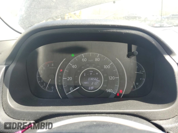 2015 Honda CR-V LX with VIN 2HKRM4H32FH621981, listed as a Copart auction lot 52135925 with 38,562 mi miles and Salvage Title. Bid and sale history available at DreamBid. Image 9.