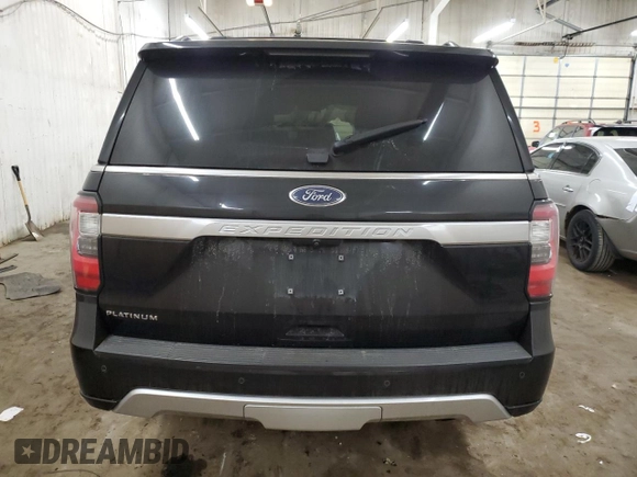 2018 Ford Expedition Platinum with VIN 1FMJU1MT1JEA07588, listed as a Copart auction lot 87617425 with 0 mi miles and Salvage Title. Bid and sale history available at carsss.com. Image 6.