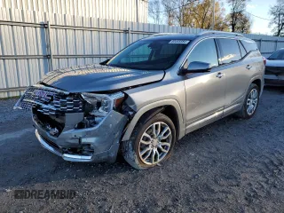 2024 GMC Terrain Denali с VIN 3GKALXEG5RL273353, выставлен на аукционе Copart как лот 80455584 с пробегом 4 153 миль миль и Списание • Salvage title. История ставок и продаж доступна на DreamBid. Изображение 1.