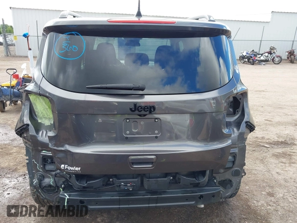 2018 Jeep Renegade Latitude with VIN ZACCJABB2JPH96664, listed as a IAAI auction lot 42221060 with 23,499 mi miles and . Bid and sale history available at DreamBid. Image 17.