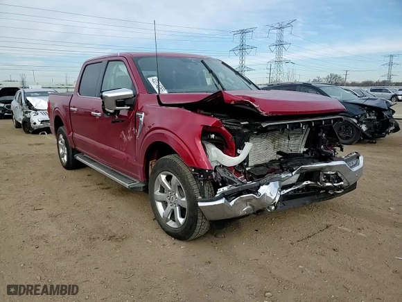 2022 Ford F-150 XL with VIN 1FTFW1E89NKD60635, listed as a Copart auction lot 43314265 with 0 mi miles and Salvage Title. Bid and sale history available at carsss.com. Image 10.